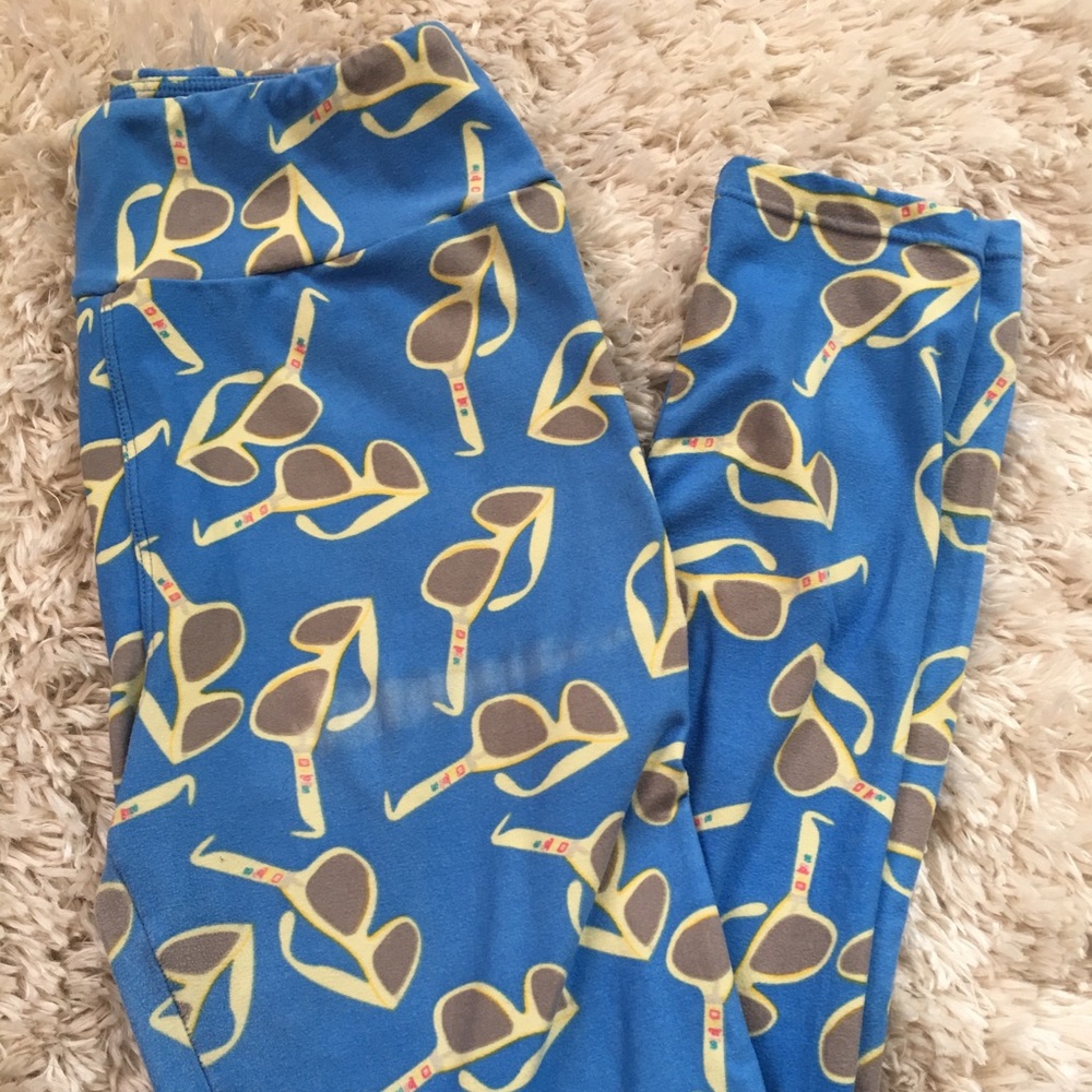 Lula Roe Sunglass Print Leggings OS